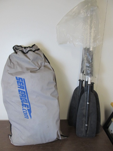lot 80 image: SEA EAGLE Inflatable Kayak wOars