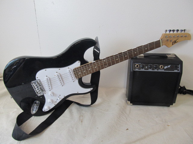 lot 102 image: BC Electric Guitar wAmplifier