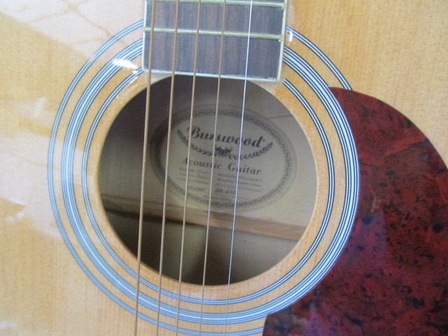 lot 105 image: Nice BURSWOOD Acoustic Guitar wCase