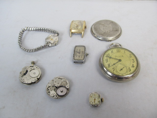 lot 19 image: Lot of Old Vintage Watches Movements etc
