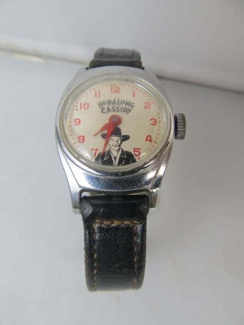 lot 25 image: Vintage 1950s HOPALONG CASSIDY Wristwatch