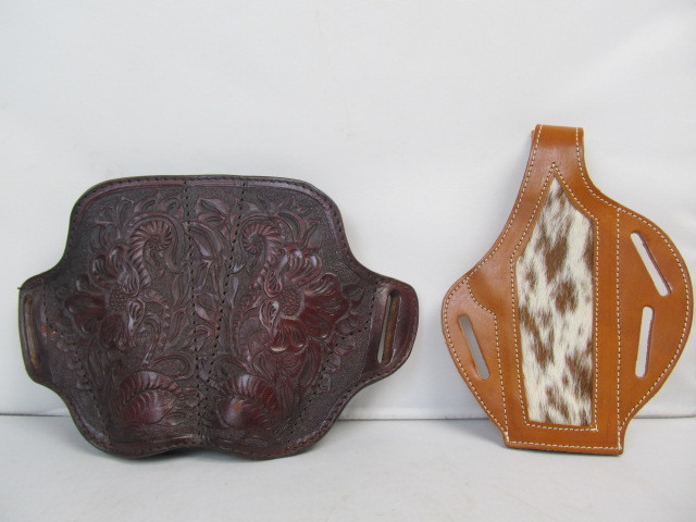 lot 6 image: Nice Quality Pair of Leather Gun Hoslters