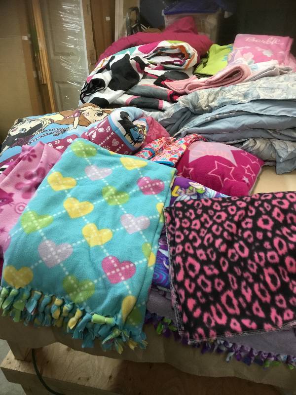 Girl blankets, comforters,