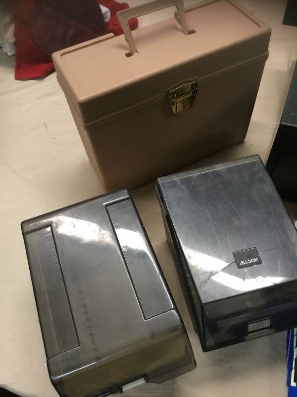 Storage Containers - Filing and Data Filing - with 5.5 Floppy Disks