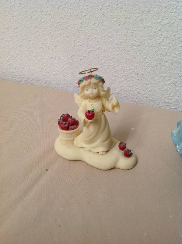 Vintage - Fairy Figurine and Small White Angel