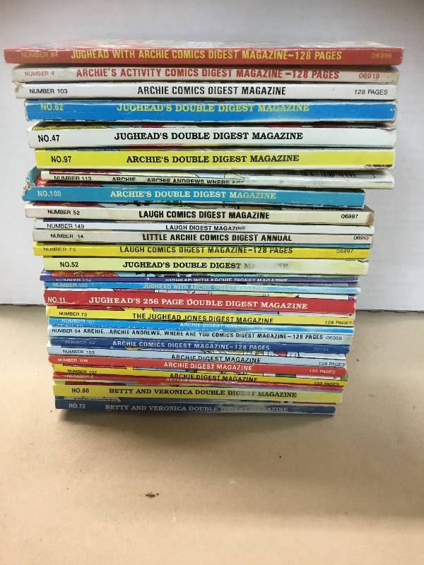 25  Archie - JugHead - Little Archie - Laugh Comic Digest - Betty And Veronica