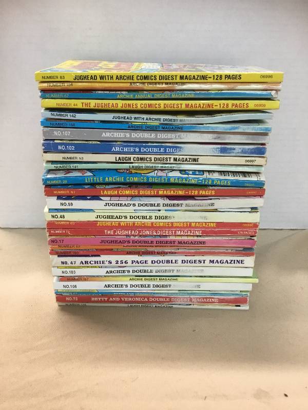 25  Archie - JugHead - Little Archie - Laugh Comic Digest - Betty And Veronica