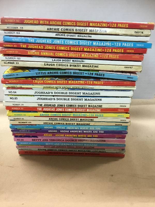 25  Archie - JugHead - Little Archie - Laugh Comic Digest - Betty And Veronica