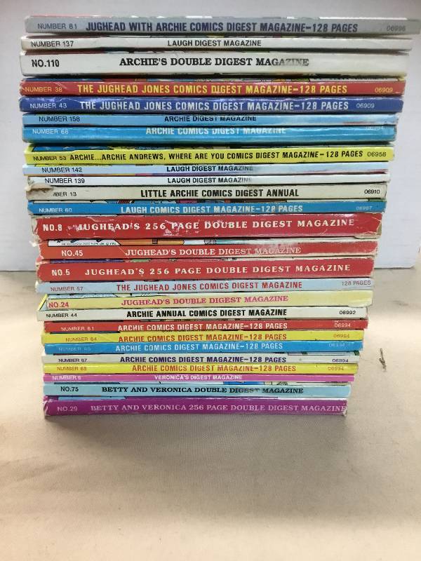 25  Archie - JugHead - Little Archie - Laugh Comic Digest - Betty And Veronica