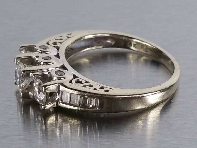 lot 17 image: Natural Diamond Ring in 14k Gold - $5400 Retail