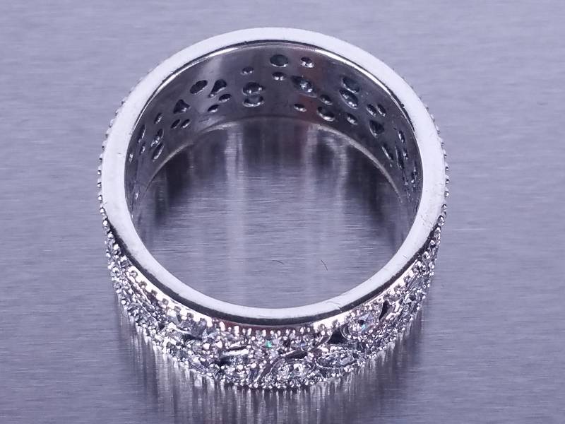 lot 72 image: Pandora Designer Sterling Silver Eternity Ring
