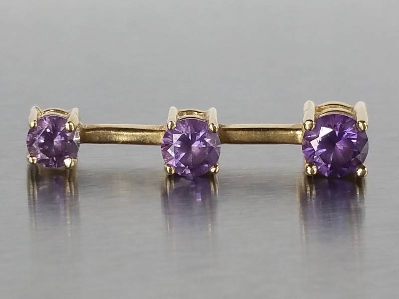 lot 76 image: Amethyst Pendant in 14k Gold