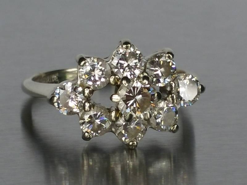 lot 5A image: Natural 2.25ct Diamond Estate Ring in 14k Gold - $6200 Retail