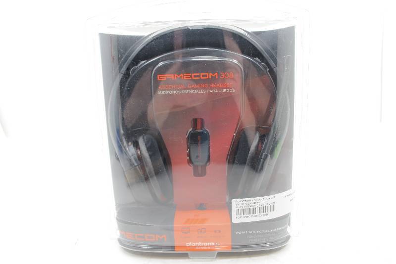 lot 10 image: PLANTRONICS GAMECOM 308 gaming headset still in the package