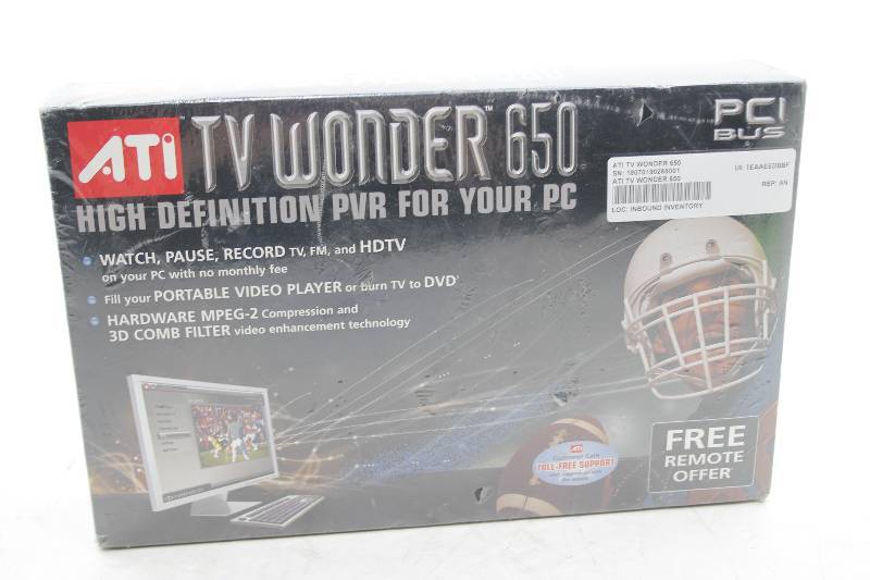 lot 13 image: ATI TV WONDER 650 TV WONDER 650