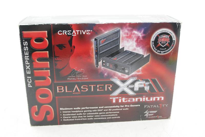 lot 17 image: CREATIVE SB0886 SOUND CARD
