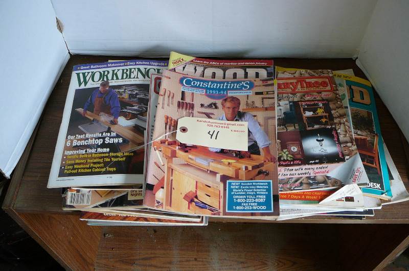 lot 41 image: Lot of woodworking magazines