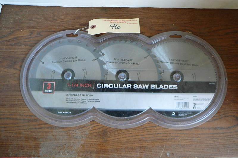lot 46 image: Circular sawblades