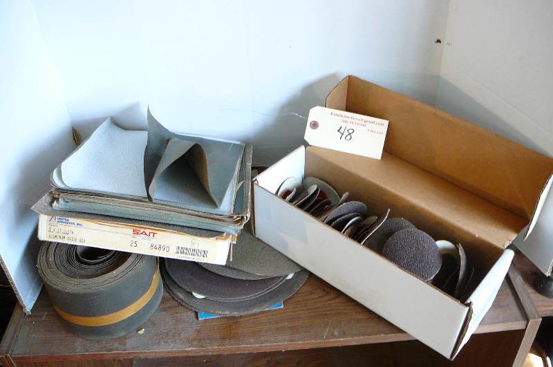 lot 48 image: Sand paper