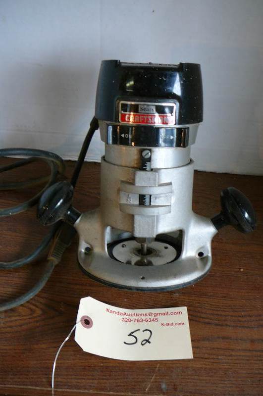 lot 52 image: Craftsman Router