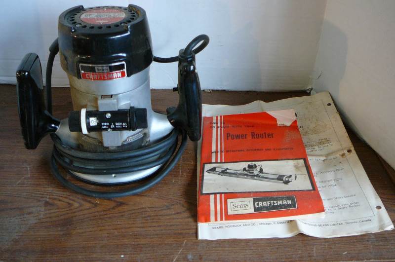 lot 55 image: Craftsman Power Router