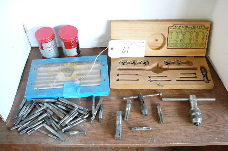 lot 61 image: Taps & Dies
