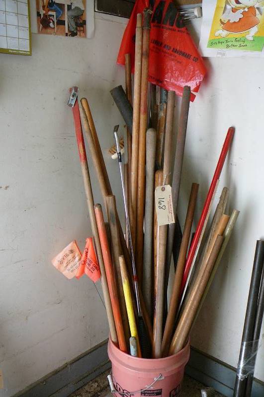 lot 168 image: Miscellaneous Wooden Handles, Etc.