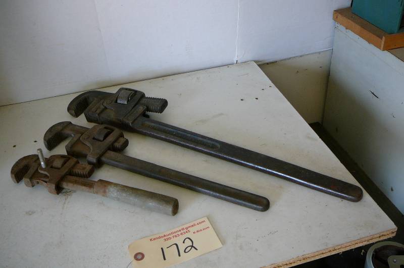 lot 172 image: Pipe Wrenches