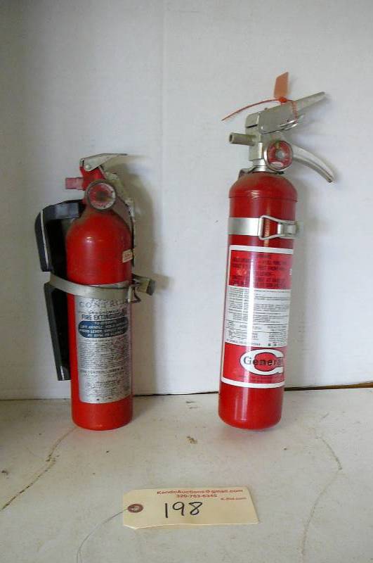 lot 198 image: Fire Extinguishers
