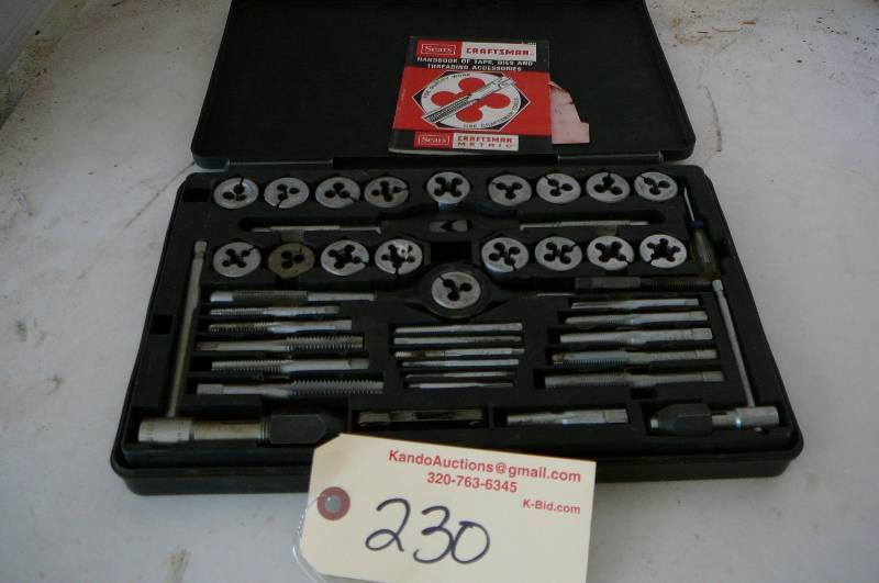 lot 230 image: Tap & Die Set