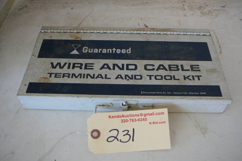 lot 231 image: Wire & Cable Tool Kit
