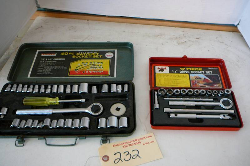 lot 232 image: Socket Set