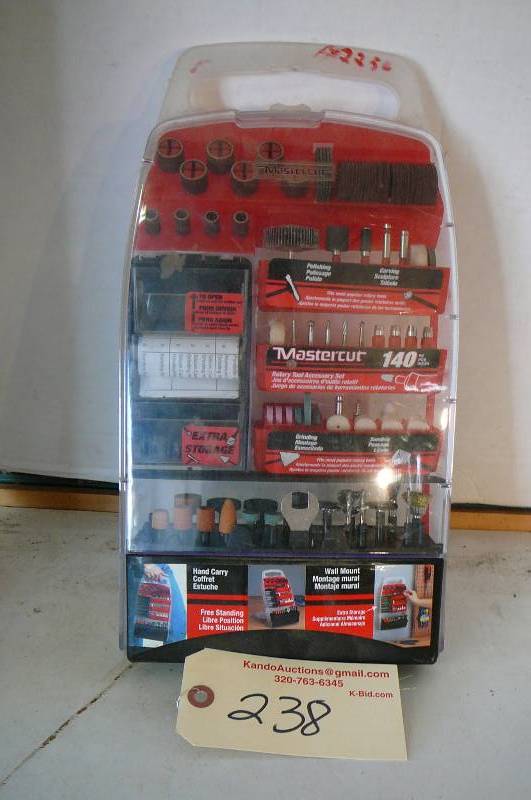 lot 238 image: Rotary Tool Accessary Kit