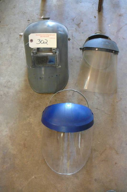 lot 302 image: Welding Helmets  Safety Shield