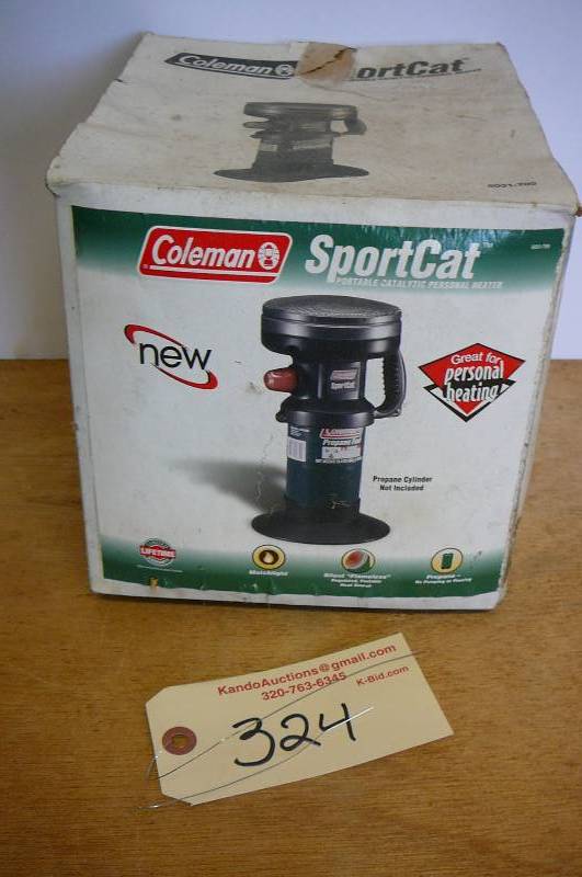 lot 324 image: Coleman Heater