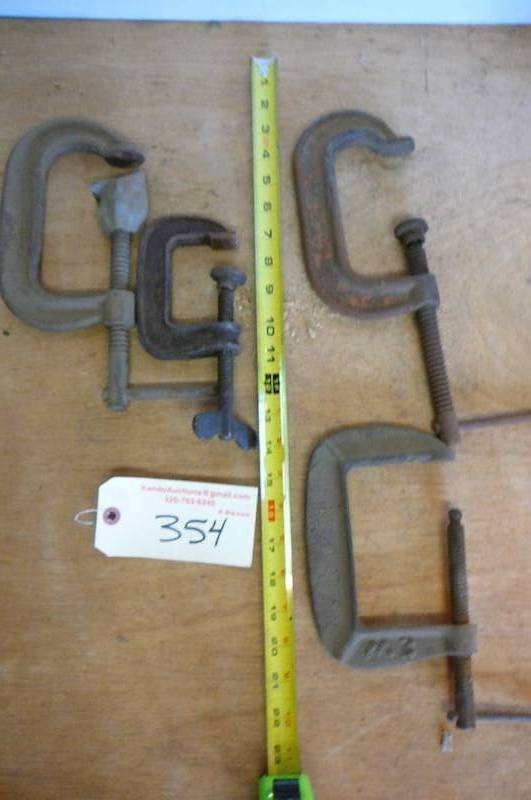 lot 354 image: C Clamps