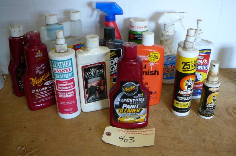 lot 403 image: Car Care Products
