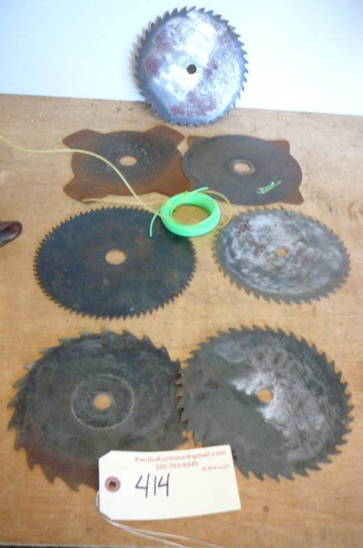 lot 414 image: Weed Trimmer Blades