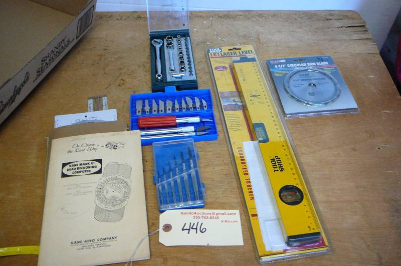 lot 446 image: Miscellaneous Shop Tools Mostly NEW