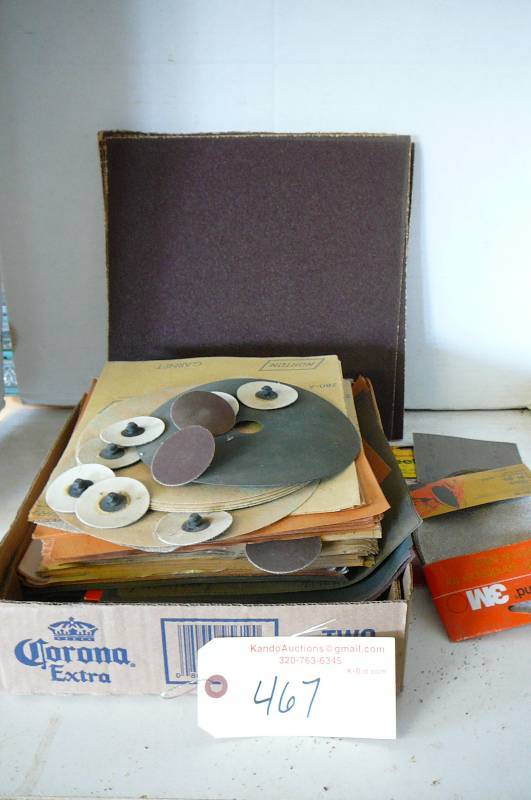 lot 467 image: Wood Working Sand Paper
