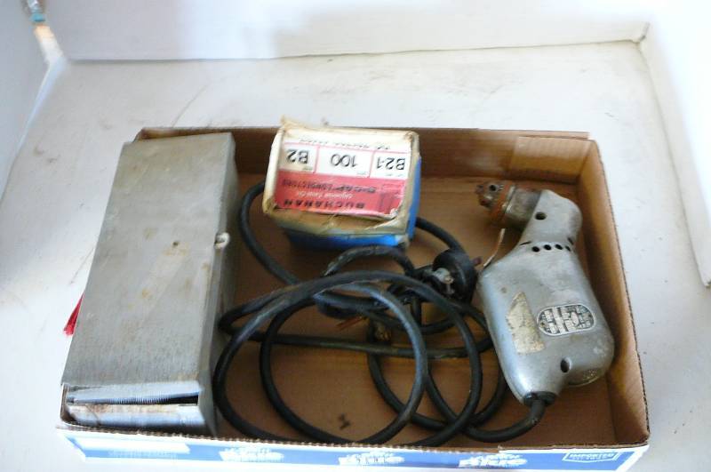 lot 473 image: Drill, Safety Kit,
