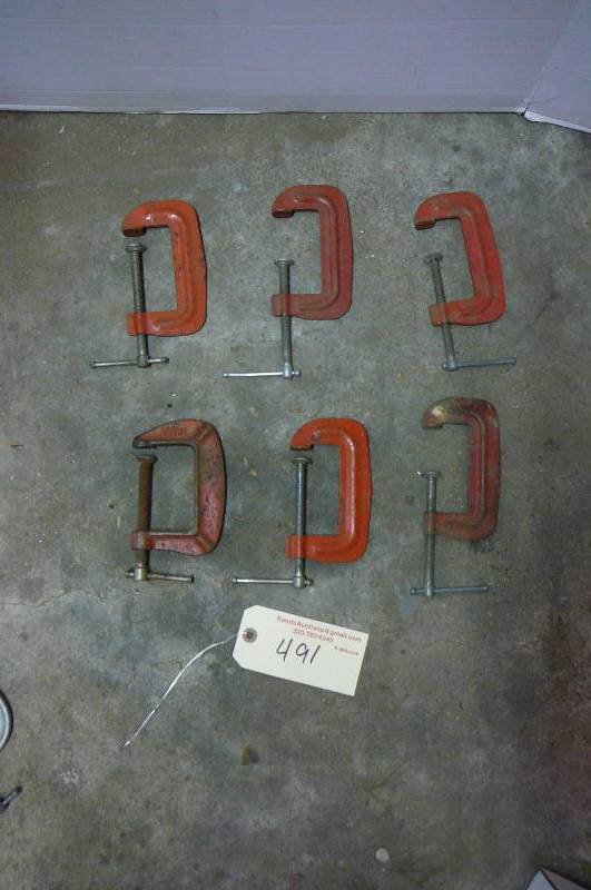 lot 491 image: C Clamps