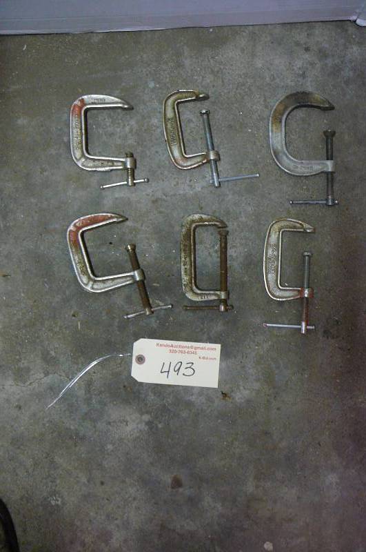 lot 493 image: C Clamps