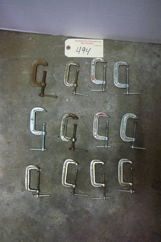 lot 494 image: C Clamps