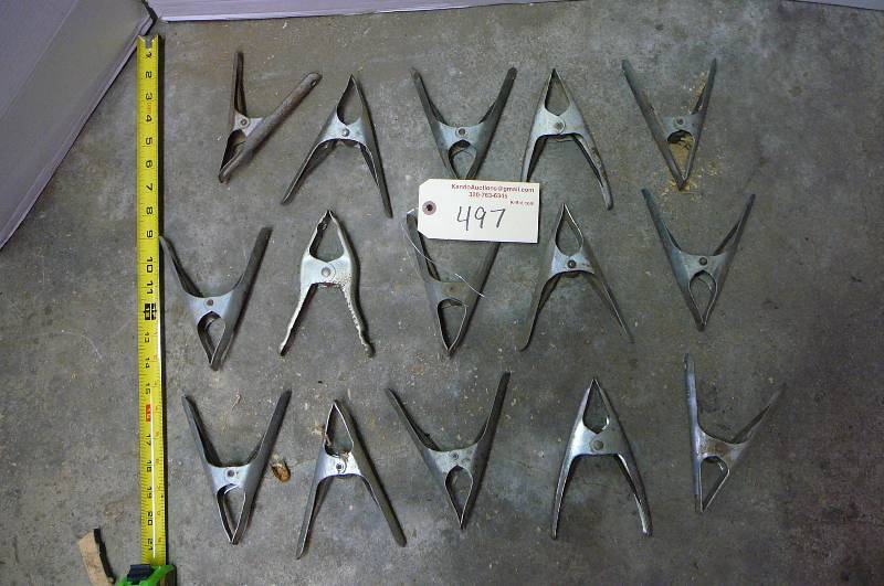 lot 497 image: Spring Clamps