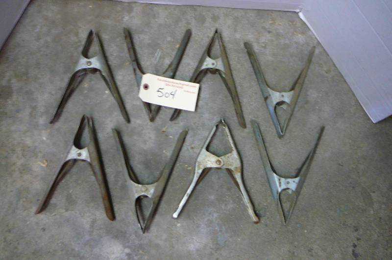 lot 504 image: Spring Clamps