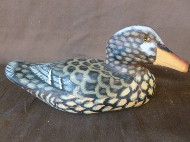 Wooden Duck Decoration