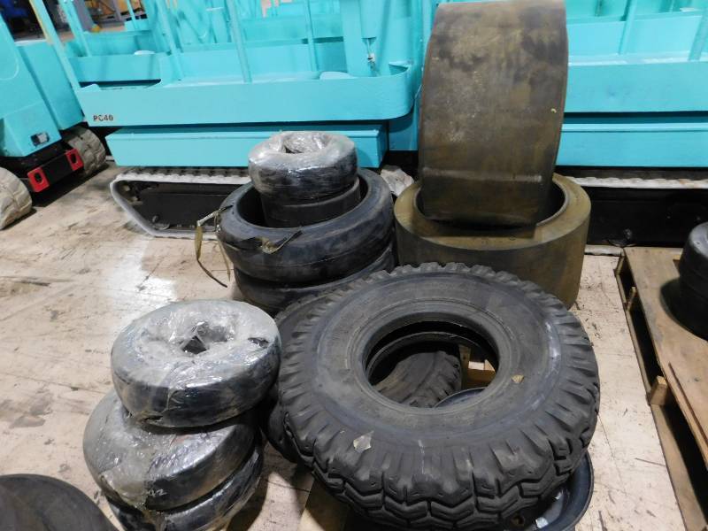 Misc. Pallet Lot of Forklift Tires #2