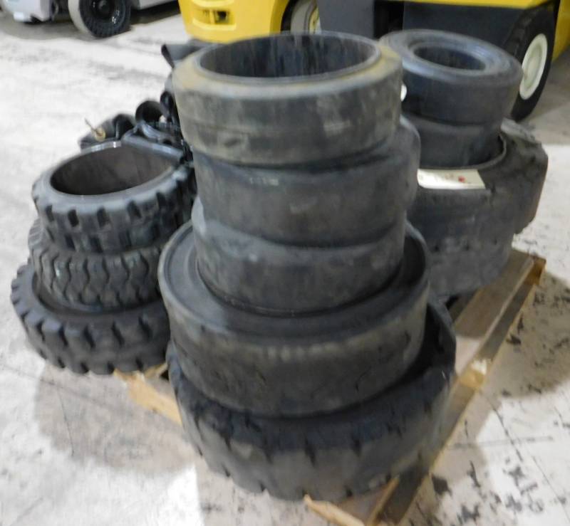 Misc. Pallet Lot of Forklift Tires #6