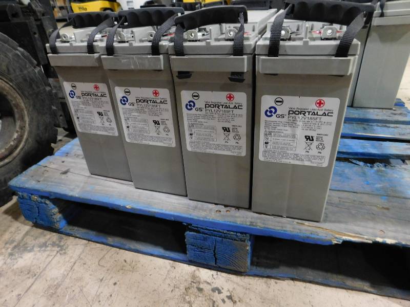 Four GS Ply 12 Volt 185FT Batteries